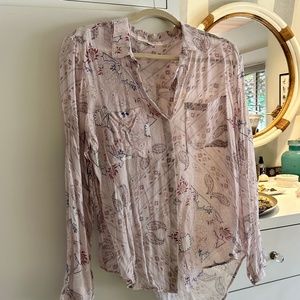 Anthropologie Cloth and stone button down